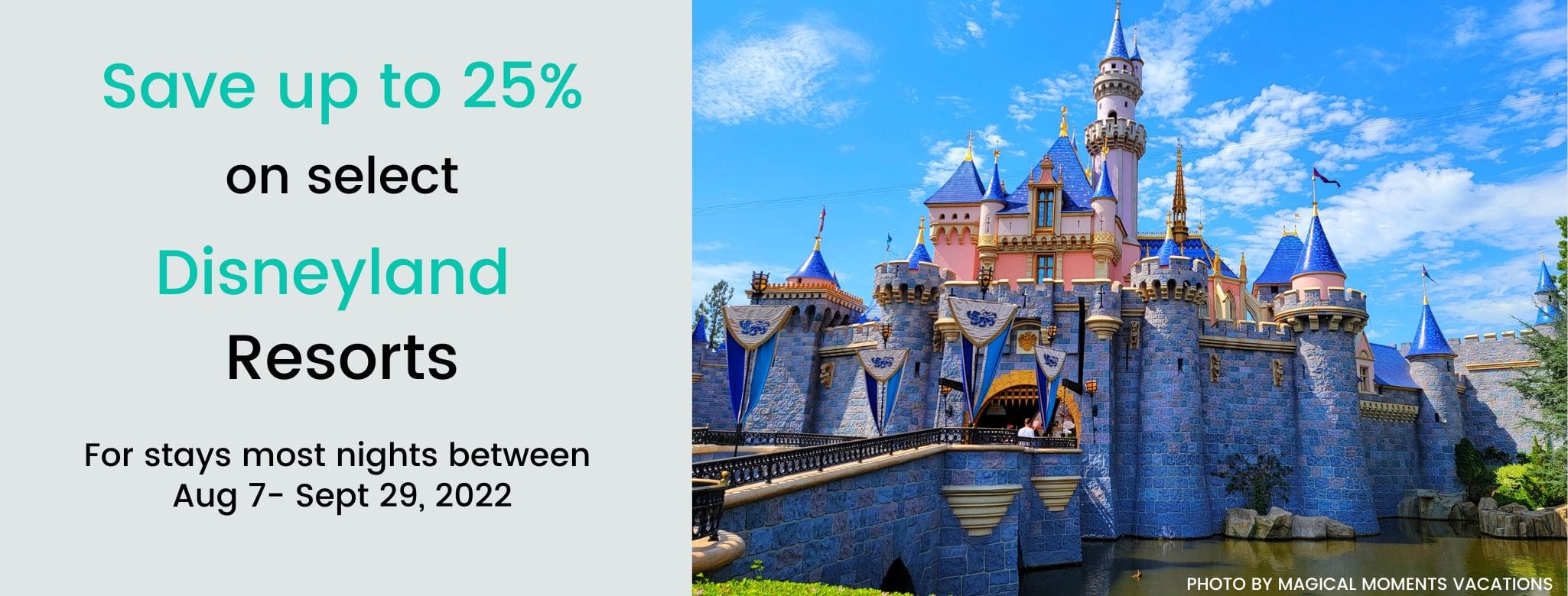 Save up to 25% at Disneyland through June 2022